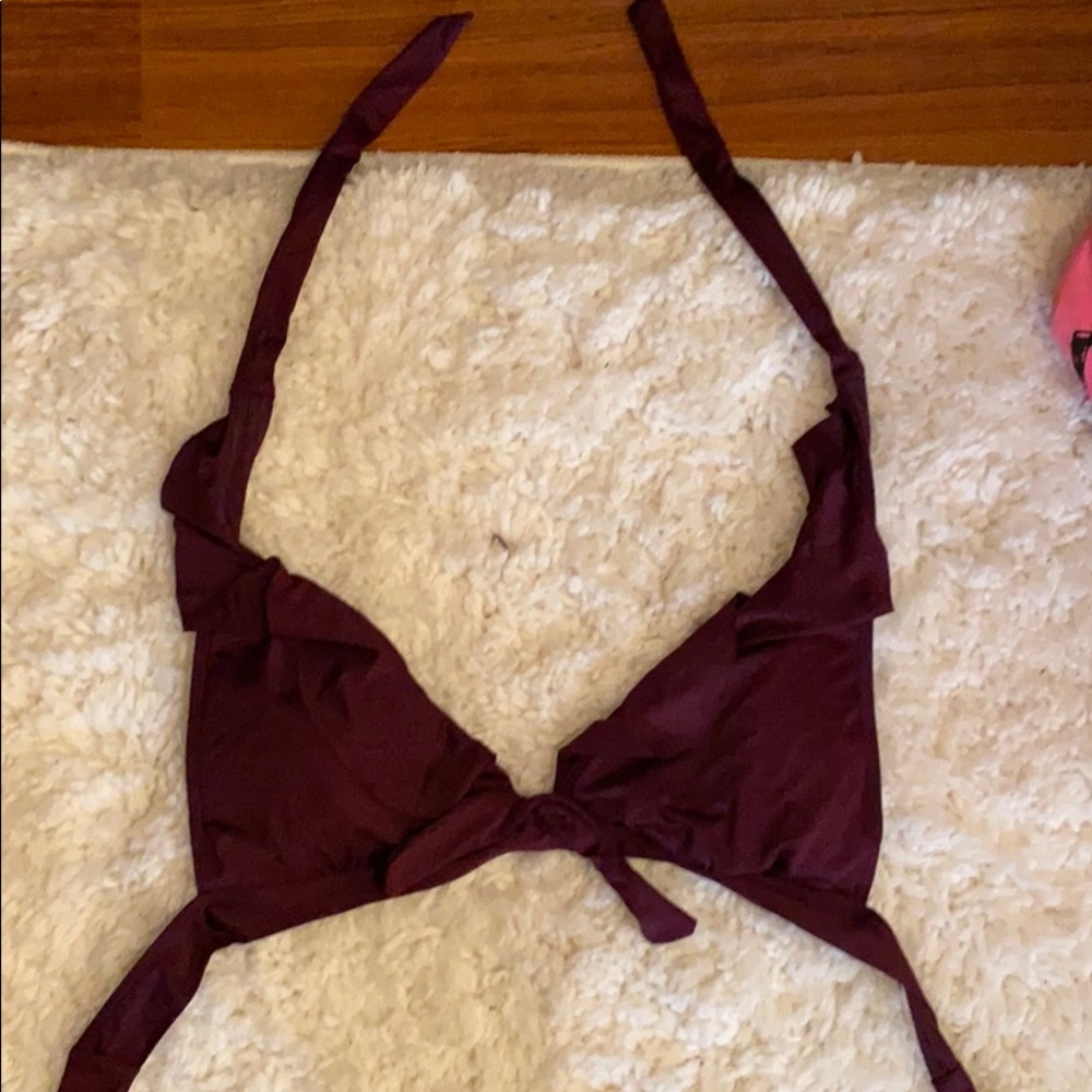 Purple size Lg bikini top